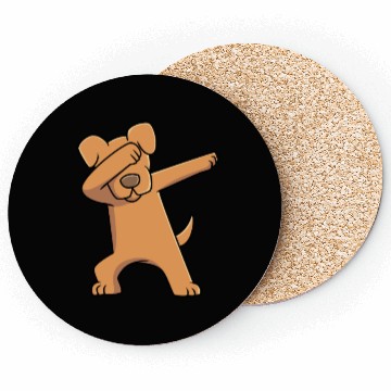 Discover Funny Dabbing Dog Owner Great Dane Puppy Coasters