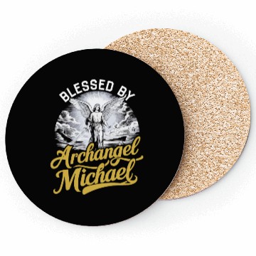 Discover Archangel Michael Catholic Christianity Angel Coasters