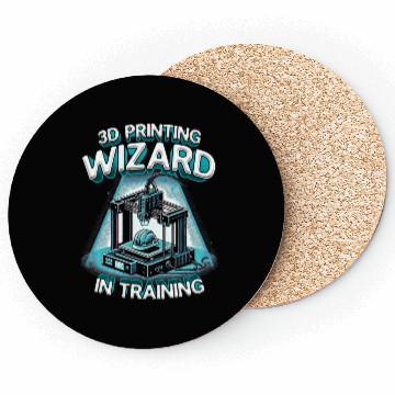 Discover 3D Print 3D Printing Wizard In Training Coasters