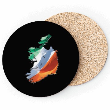 Discover Ireland | Real Flag | Flag Map Coasters