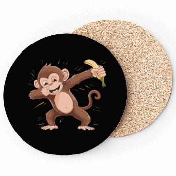 Discover Cute Monkey for Kids for a Kid Coasters