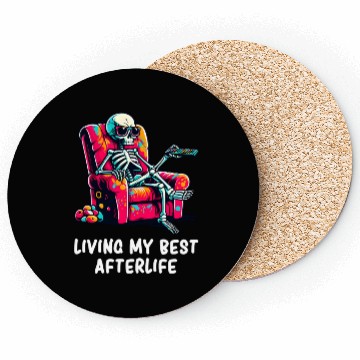 Discover Skeleton - Skeleton Humor - Skeleton Dark Humor Coasters