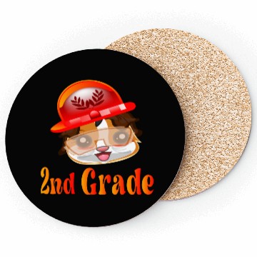 Discover 2nd Grade Elementary School Fire Department Coasters