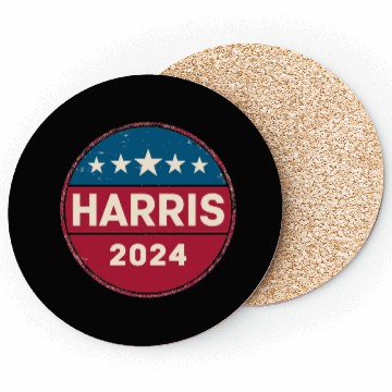 Discover Retro Kamala Harris 2024 Coasters