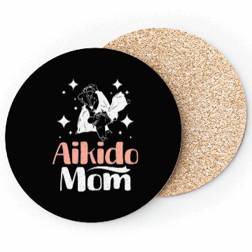 Discover Mother's day Mama Aikido Mom Coasters