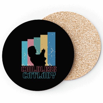 Discover Childless cat lady Coasters