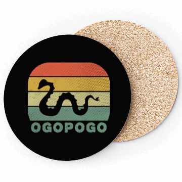 Discover Ogopogo Retro Lake Monster Cryptid Coasters