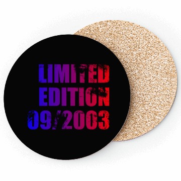 Discover 21st birthday Limited Edition 09/2003 Coasters