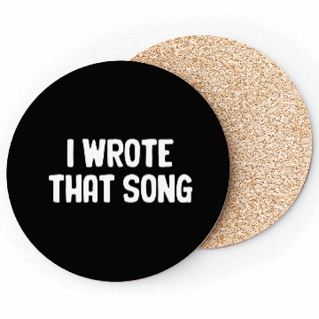 Discover I Wrote That Song Writer Karaoke Guitarist Choir Coasters