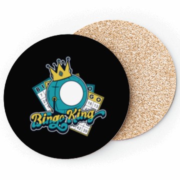 Discover Bingo King Professional Caller Daubers Bingo Coasters