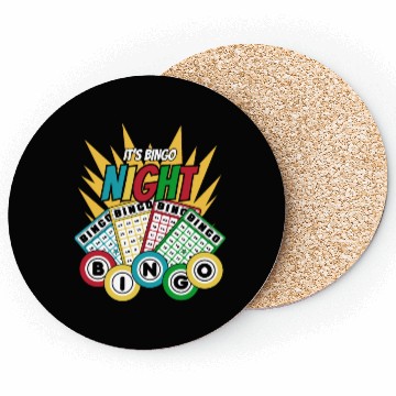 Discover It's Bingo Night Caller Daubers Professional Bingo Coasters