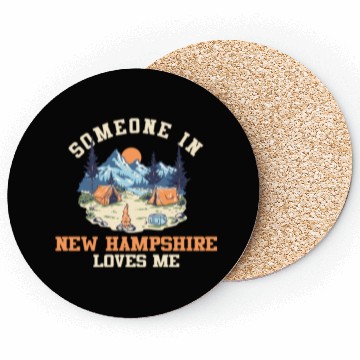 Discover Someone In New Hampshire Loves Me Coasters