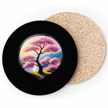 Discover Blooming Cherry Blossom by Riverbank Coasters