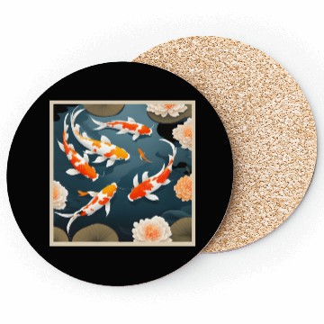 Discover Koi Pond Coasters