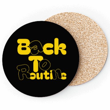 Discover Back to routine Coasters, back to school gift