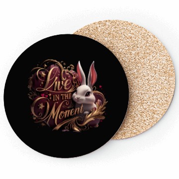 Discover Live in the Moment,Present Life Coasters