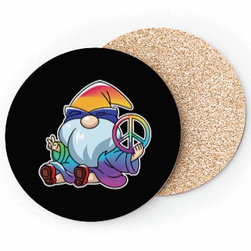 Discover Peace Gnome Gnomes Dwarves Lgbtq Coasters