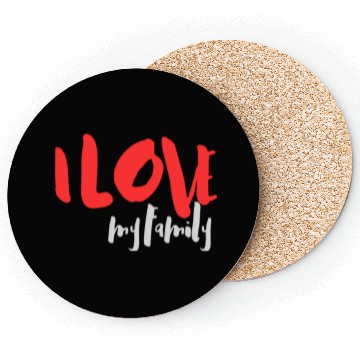 Discover I Love Family Coasters