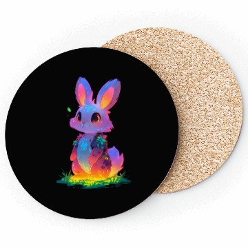 Discover Neon Night Bunny Coasters