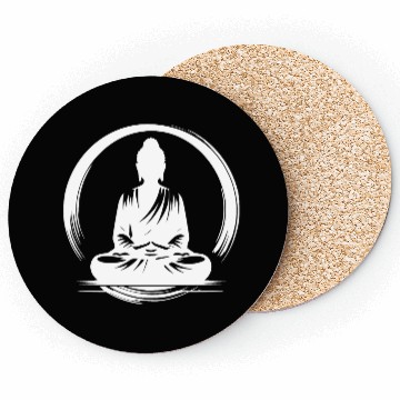 Discover Yoga Buddha Body Mindfulness Meditation Coasters