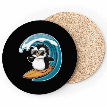 Discover Cool Surfing Penguin Riding the Waves Coasters