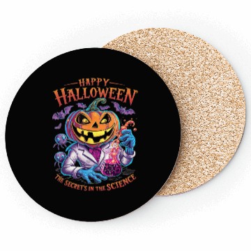 Discover Halloween The Secret's in the Science Teacher Coasters