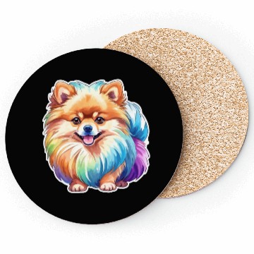 Discover Pomeranian Watercolor Coasters
