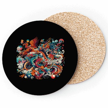 Discover Dragonic Harmony Coasters