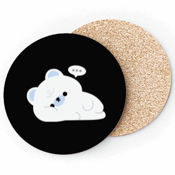 Discover Tired Polar Bear Coasters