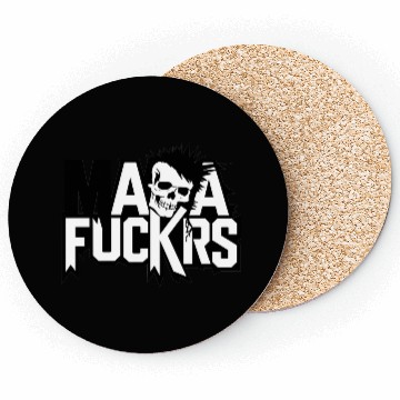 Discover Rebel Skull Punk Design Coasters