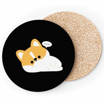 Discover Tired Corgi Coasters