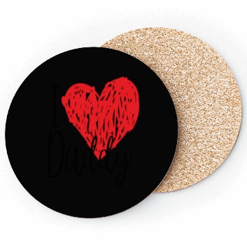 Discover I love Daddy gift Coasters