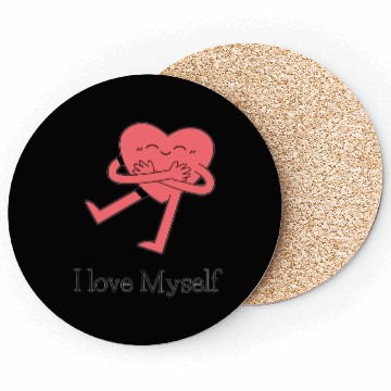 Discover I love myself Coasters