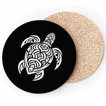 Discover Elegant T Tattoo Turtle Coasters