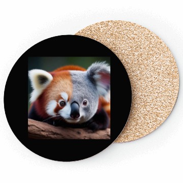 Discover The red panda-koala Coasters