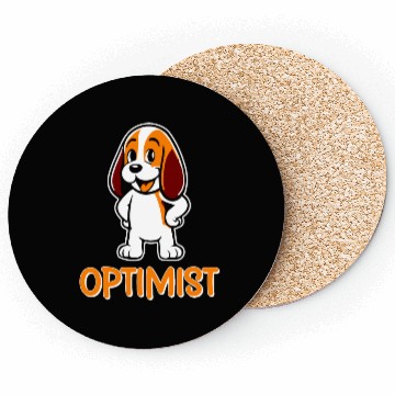 Discover optimistic beagle Coasters