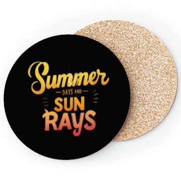 Discover Summer Days and Sun Rays Coasters