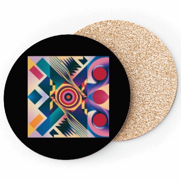 Discover Awesome Modern Geometric Pattern Throw Pillow Coasters