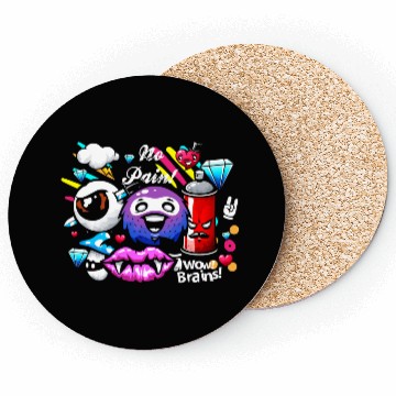 Discover Graffiti Sprayer Breakdance Painting Coasters
