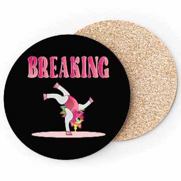 Discover BREAKING DANCE UNICORN Coasters