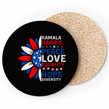 Discover Kamala Harris For President 2024 Coasters