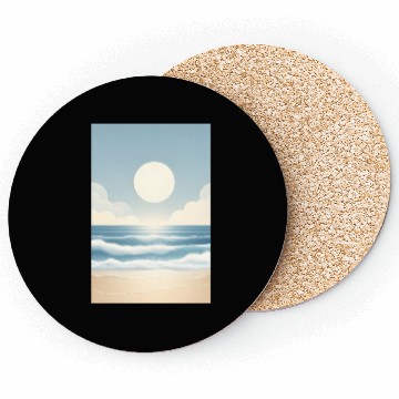 Discover Refreshing sea view Coasters