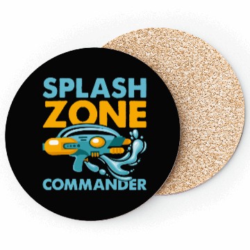 Discover Splash Zone Commander Water Fun Summer Squirt Gun Coasters