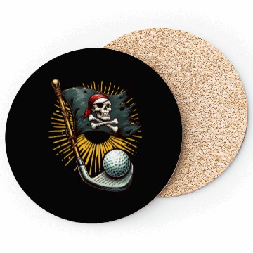 Discover Womens Let the Pirate Shenanigans Begin Golf Coasters