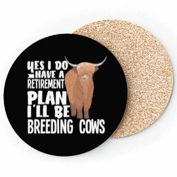 Discover Highland Cow Breeding Pension Plan Coasters