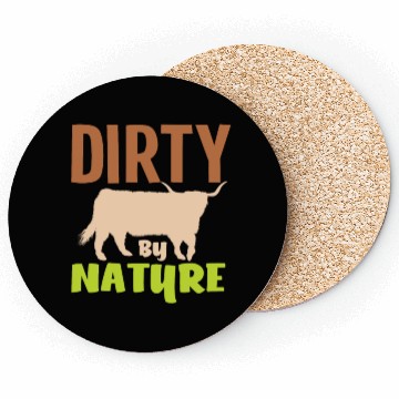 Discover Highland Cow Dirty By Nature Coasters