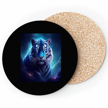 Discover Blue Fantasy Tiger Coasters
