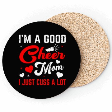 Discover A Good Cheer Mom Cheerleading Mommy Mother's Day Coasters