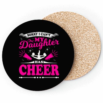 Discover My Daughter Cheer Mom Cheerleading Mother's Day Coasters