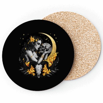 Discover The Witch Classic Halloween Design Coasters